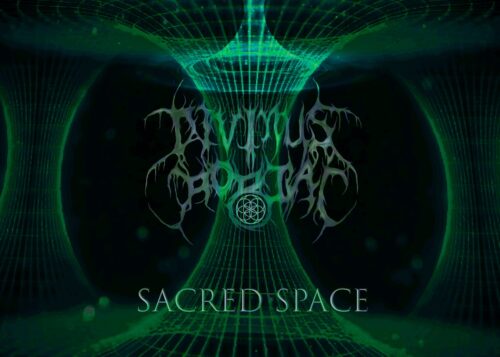 A green and black cover of the album sacred space.